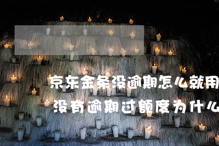 京东金条没逾期怎么就用不了了-京东金条没有逾期过,额度为什么没有了