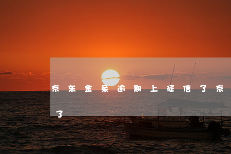 京东金条逾期上征信了(京东金条逾期上征信了)