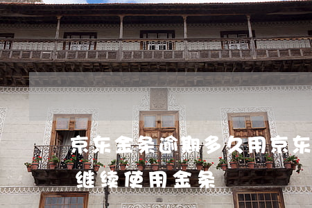 京东金条逾期多久用 京东逾期以后多久才能继续使用金条