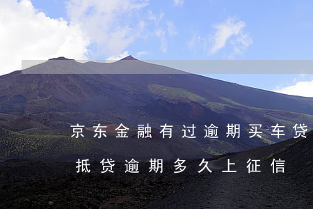 京东金融有过逾期买车贷款还能贷吗?（京东车抵贷逾期多久上征信）