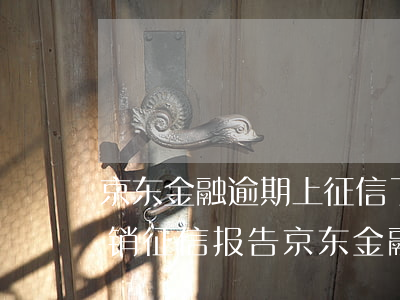 京东金融逾期上征信了把钱还完了会自动注销征信报告（京东金融逾期上征信了）