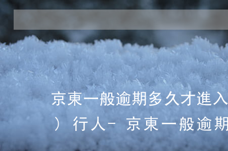 京東一般逾期多久才進入失信被執(zhí)行人-京東一般逾期多久才進入失信被執(zhí)行人