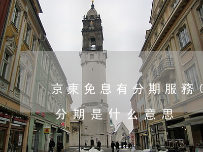 京東免息有分期服務(wù)費(京東的免息分期是什么意思)