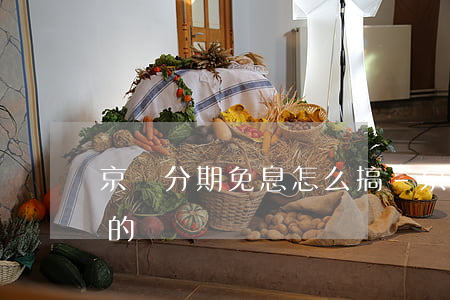 京東分期免息怎么搞-京東分期免息怎么搞的
