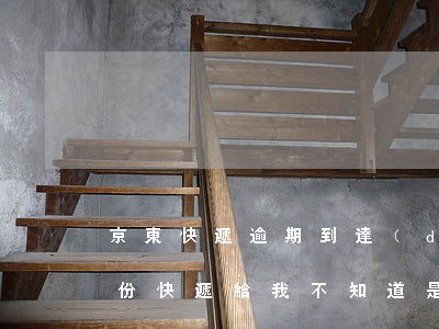 京東快遞逾期到達(dá) 京東逾期寄了一份快遞給我不知道是什么