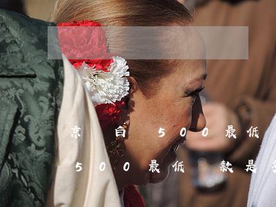 京東白條500最低還款是多少-京東白條500最低還款是多少錢