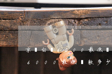 京東白條6000最低還款多少-京東白條6000最低還款多少錢