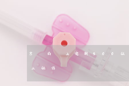京東白條上逾期500征信嗎（京東逾期1w上征信嗎）