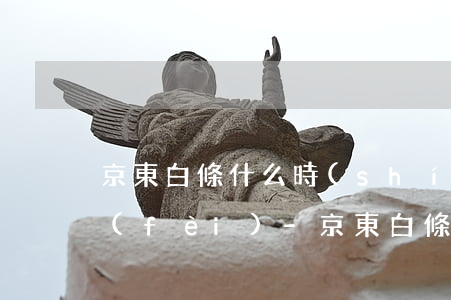 京東白條什么時(shí)候還款不用付費(fèi)-京東白條什么時(shí)候還款不用付費(fèi)了