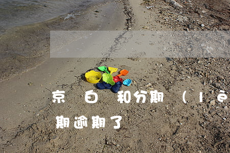 京東白條和分期樂(lè)逾期(京東白條分期逾期了)