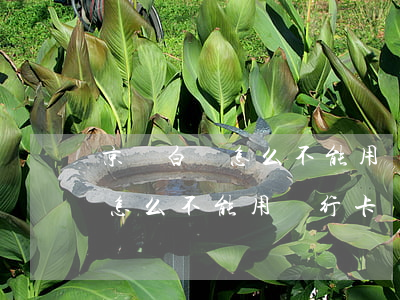 京東白條怎么不能用銀行卡還款-京東白條怎么不能用銀行卡還款了