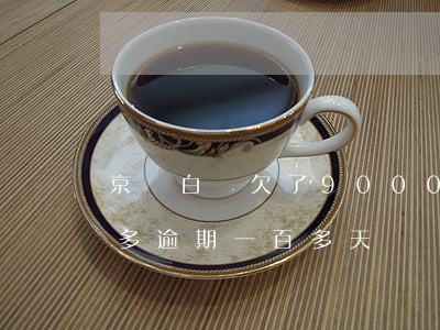 京東白條欠了9000(京東白條欠了900多逾期一百多天)