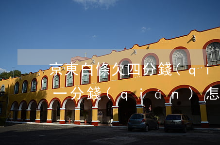 京東白條欠四分錢(qián)(京東白條欠一分錢(qián)怎么還)