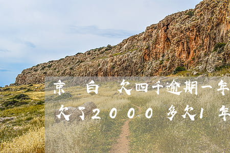 京東白條欠四千逾期一年會上門嗎(京東白條欠了2000多欠1年多了會上門嗎)