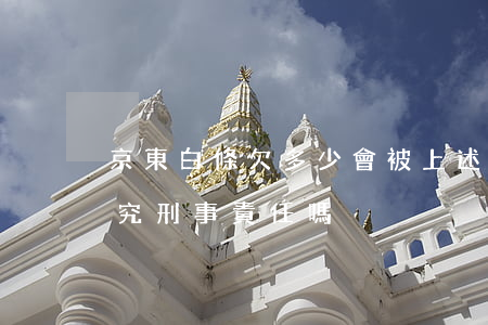 京東白條欠多少會被上述(欠款京東白條會追究刑事責任嗎)