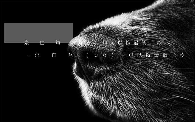 京東白條每個(gè)月可以按最低還款嗎-京東白條每個(gè)月可以按最低還款嗎安全嗎
