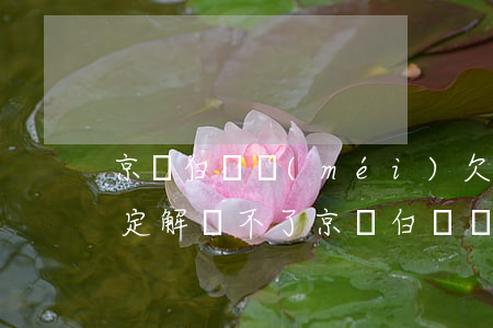 京東白條沒(méi)欠過(guò)款鎖定解鎖不了(京東白條鎖定后解鎖失敗)