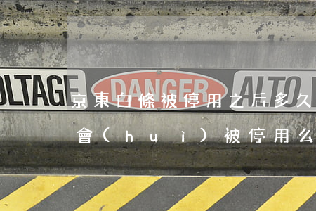 京東白條被停用之后多久可以（京東白條逾期會(huì)被停用么）