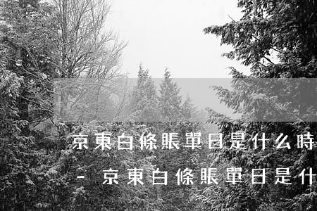 京東白條賬單日是什么時(shí)候還款-京東白條賬單日是什么時(shí)候還款的