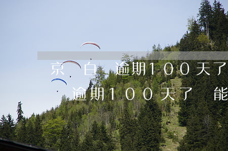 京東白條逾期100天了還能用嗎-京東白條逾期100天了還能用嗎安全嗎