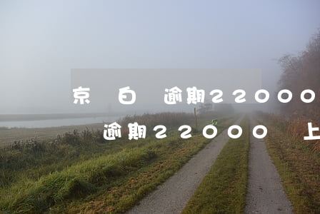 京東白條逾期22000會上門嗎-京東白條逾期22000會上門嗎是真的嗎