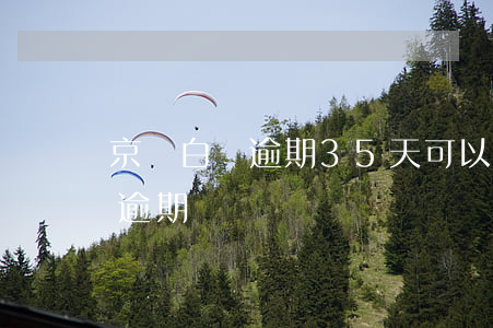 京東白條逾期35天可以么(京東白條25天逾期)