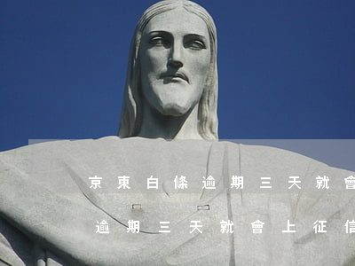 京東白條逾期三天就會上征信嗎-京東白條逾期三天就會上征信嗎知乎