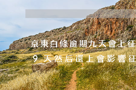 京東白條逾期九天會上征信嗎(京東白條逾期9天然后還上會影響征信嗎)