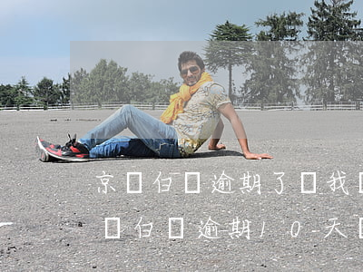 京東白條逾期了給我發(fā)了通告函(京東白條逾期10天發(fā)通告函)