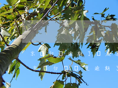 京東白條逾期了額度怎么要回來(lái)(京東白條額度逾期了一次)