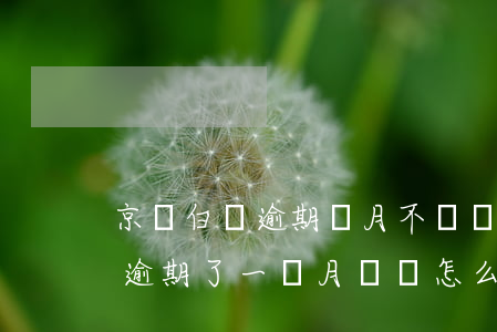 京東白條逾期倆月不還會怎樣 京東白條有誰逾期了一個月沒還怎么樣了