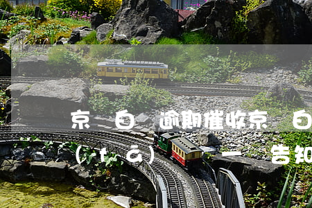 京東白條逾期催收(京東白條逾期催收人員發(fā)過來一個告知函)
