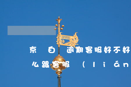 京東白條逾期客服好不好(京東白條逾期了怎么跟客服聯(lián)系)