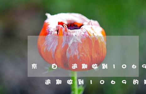 京東白條逾期收到1069的短息-京東白條逾期收到1069的短息是真的嗎