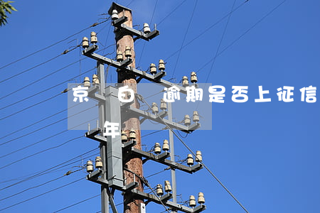 京東白條逾期是否上征信（京東白條逾期征信幾年）