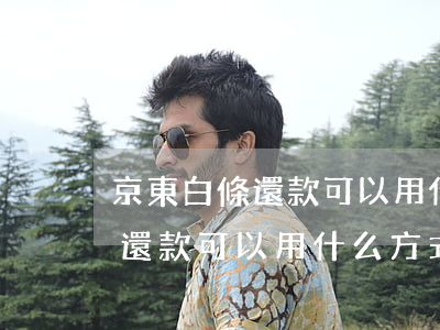 京東白條還款可以用什么方式還-京東白條還款可以用什么方式還款
