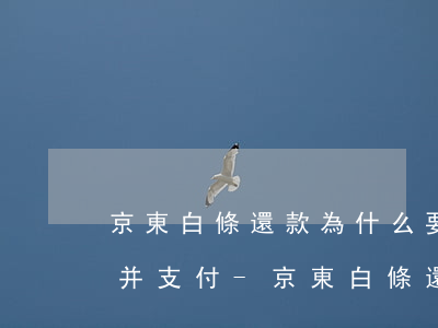 京東白條還款為什么要轉(zhuǎn)入并支付-京東白條還款為什么要轉(zhuǎn)入并支付呢