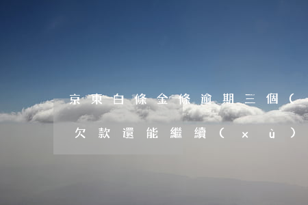 京東白條金條逾期三個(gè)月還清全部欠款還能繼續(xù)使用嗎?（京東白條逾期了金條還能使用嗎）