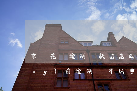 京東花唄逾期還款后怎么處理 花唄當(dāng)前逾期還可以申請(qǐng)京東白條么