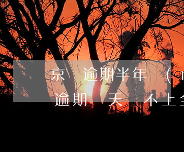 京東逾期半年沒(méi)錢還怎么辦(京東逾期幾天還不上全款可以還最低么)