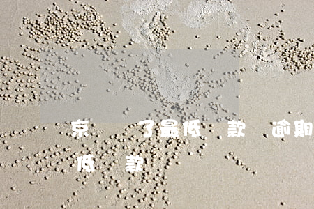 京東還了最低還款會逾期嗎(京東白條可以最低還款嗎)