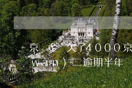 京東金條欠了4000(京東金條欠了一萬(wàn)二逾期半年說(shuō)起訴我)