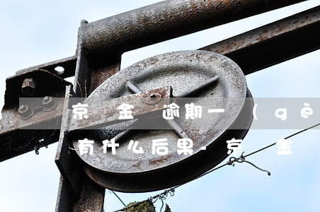 京東金條逾期一個(gè)月會(huì)有什么后果-京東金條逾期一個(gè)月會(huì)有什么后果?