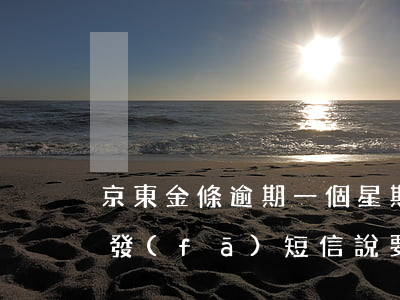 京東金條逾期一個星期說寄信(京東金條逾期發(fā)短信說要寄通告函到我家真的會寄嗎)