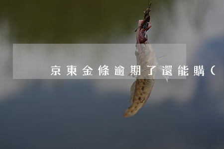 京東金條逾期了還能購(gòu)物嗎