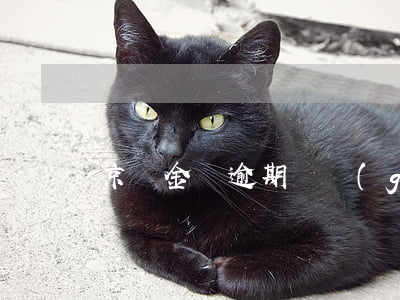 京東金條逾期兩個(gè)月了怎么辦