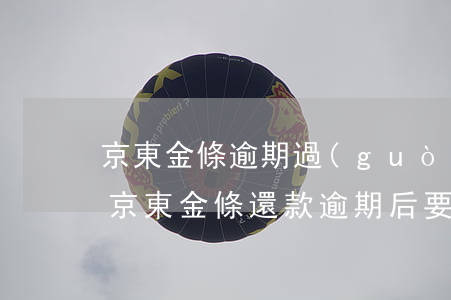 京東金條逾期過(guò)還完了還能借嗎(京東金條還款逾期后要全部還完借款嗎?)