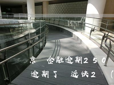 京東金融逾期250塊咋辦-京東金融幾百逾期了將近快2個(gè)月了