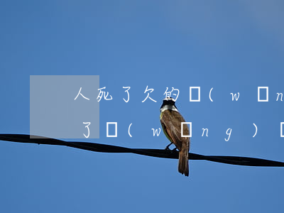 人死了欠的網(wǎng)貸還用還嗎(人死了網(wǎng)貸需要還嗎)
