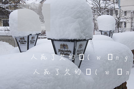 人死了欠的網(wǎng)貸需要老婆還嗎(人死了欠的網(wǎng)貸需要老婆還嗎)